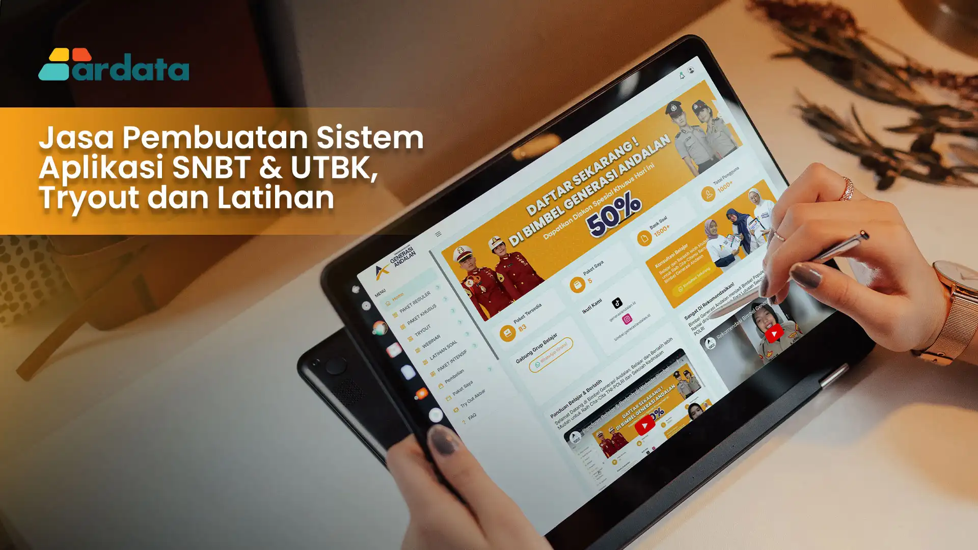 Jasa Pembuatan Sistem Aplikasi SNBT & UTBK, Tryout dan Latihan
