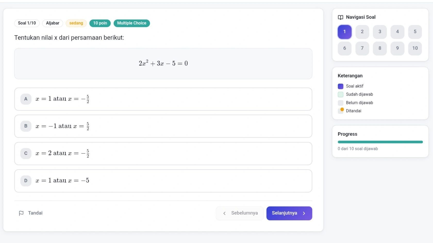 Jasa Pembuatan Aplikasi Tes Matematika semua simbol matematika